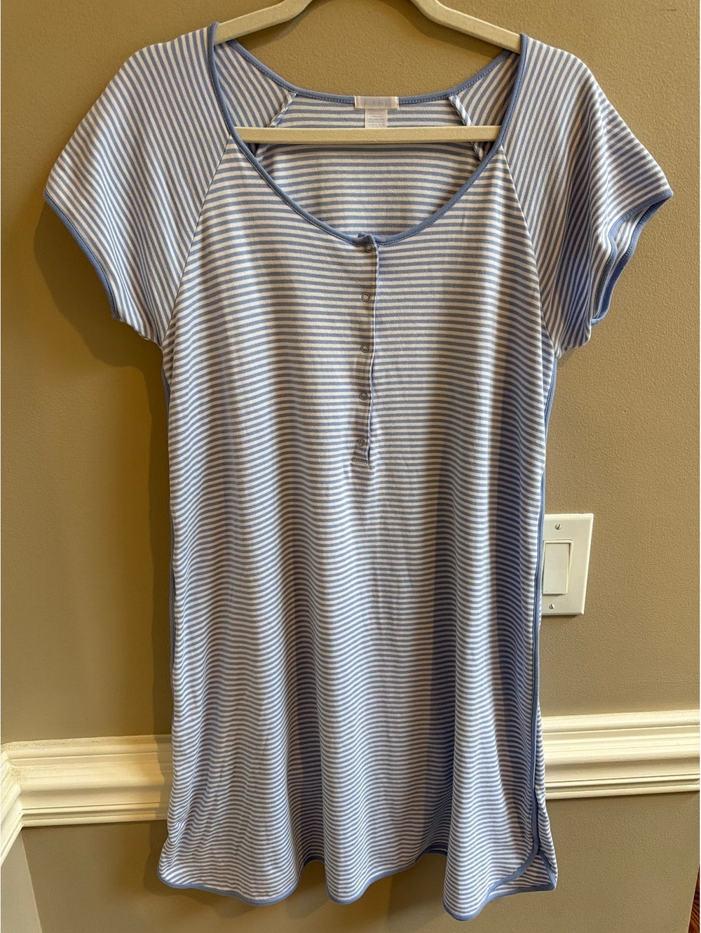LAKE Pima Cotton Maternity Nightgown Medium
